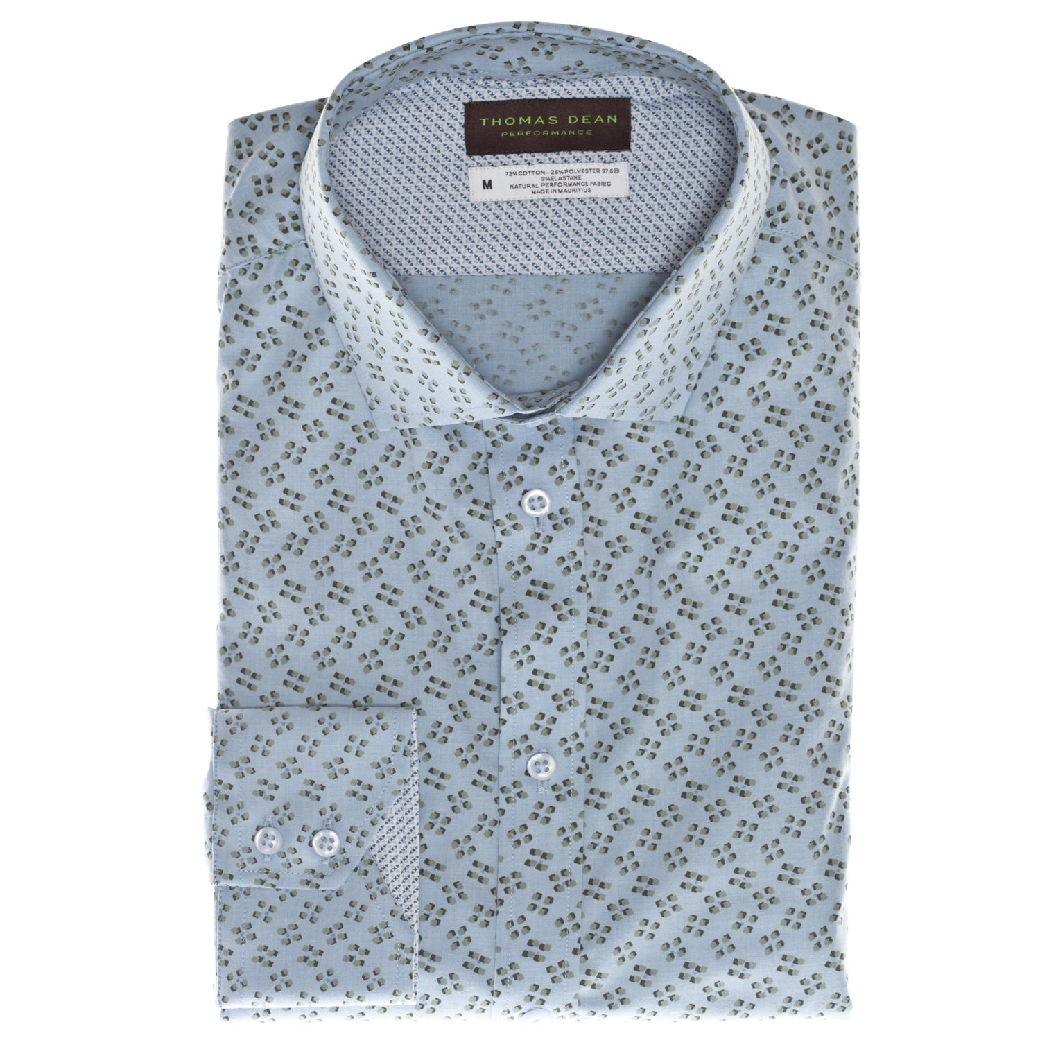 thomas dean dress shirts Pair Of Men's Button Front vertical stripeswoven fabricspread collarlong sleevesbutton front closurecottonmachine washImported. Thomas Dean | Shirts |