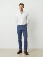 5 Pocket Pant Cotton Spandex - Blue Dust