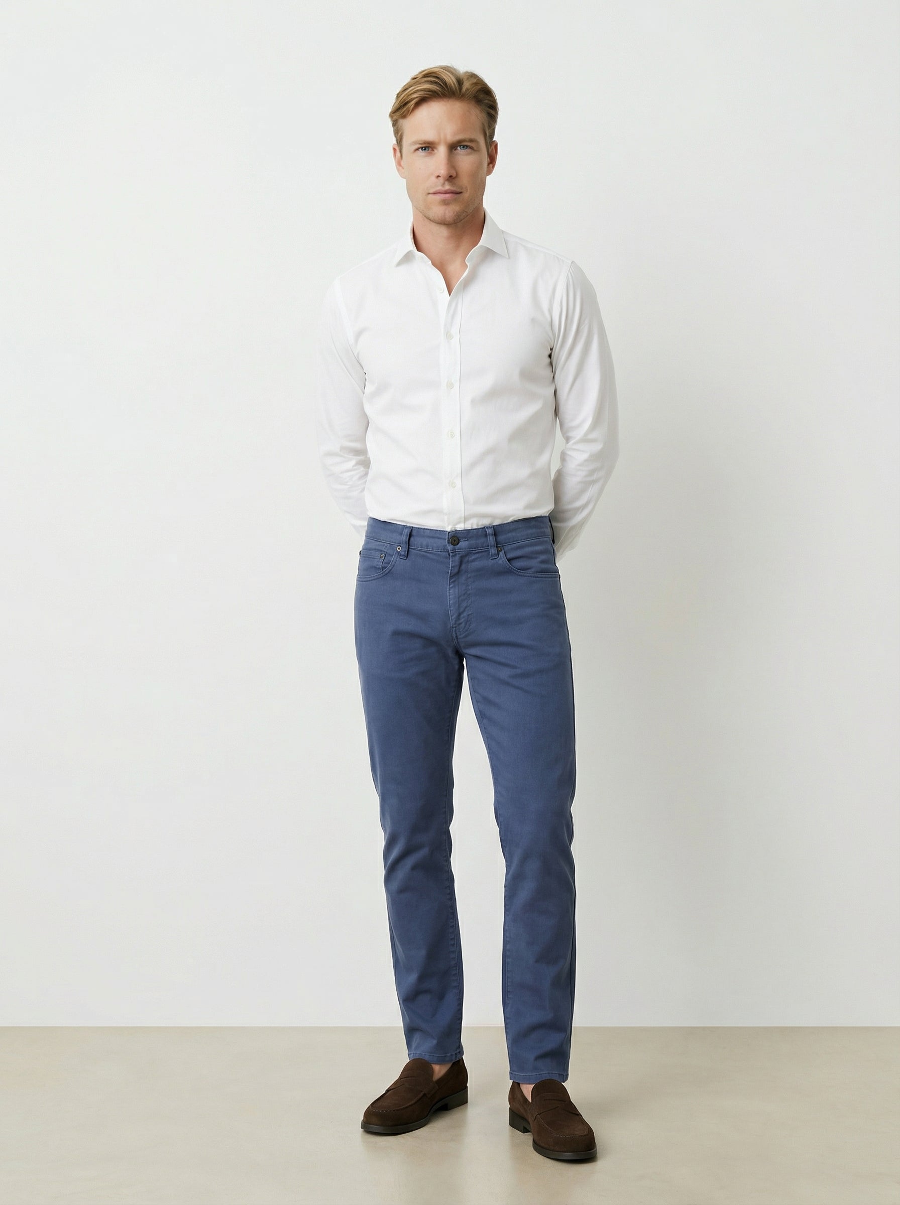 Modern Chino Pant Lyocell Cotton Spandex - Sand Beach