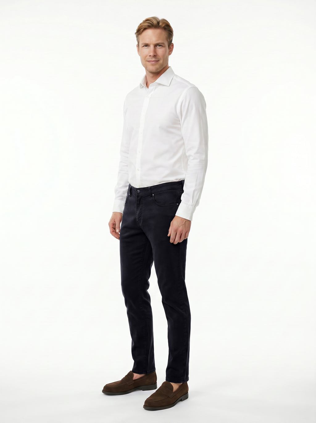 5 Pocket Pant Lyocell Cotton Spandex - American Navy