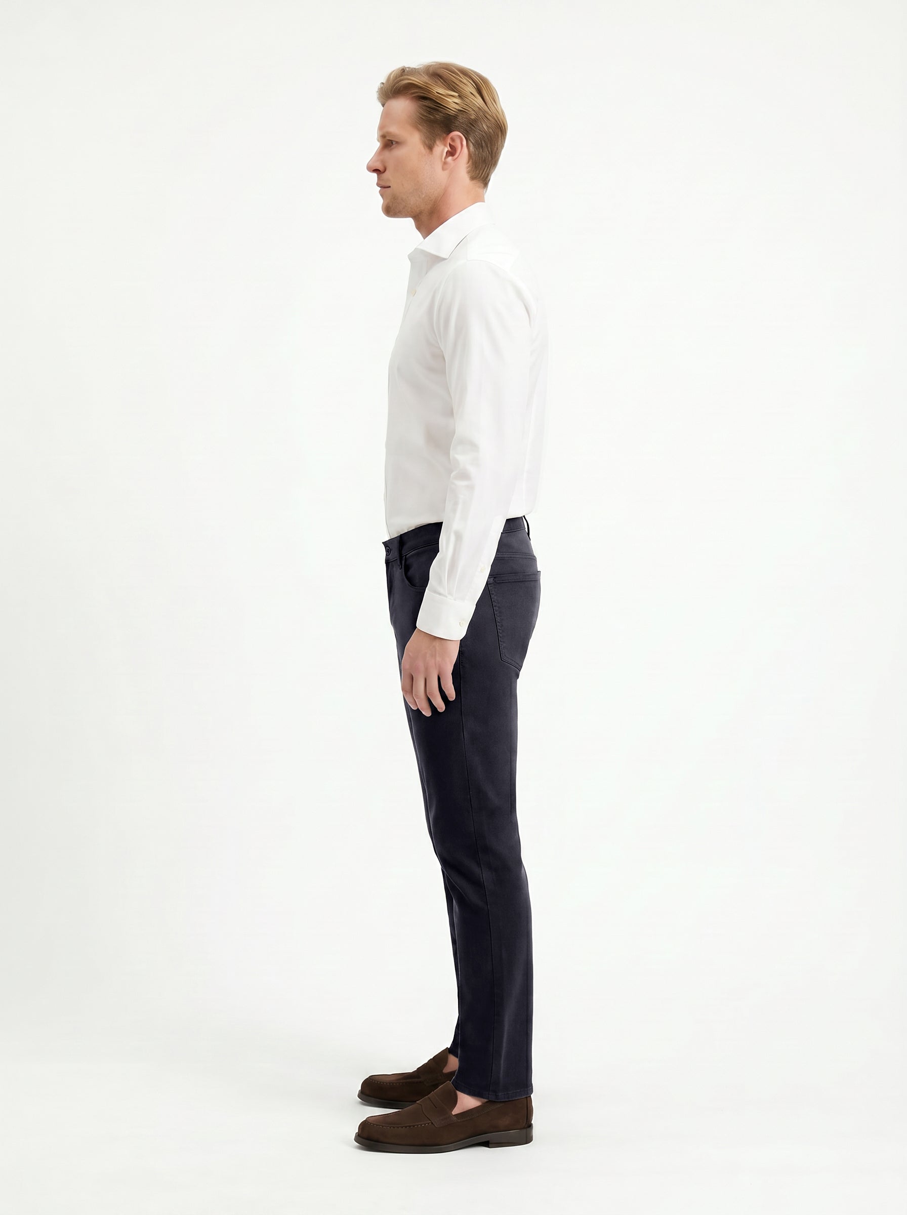 5 Pocket Pant Lyocell Cotton Spandex - American Navy