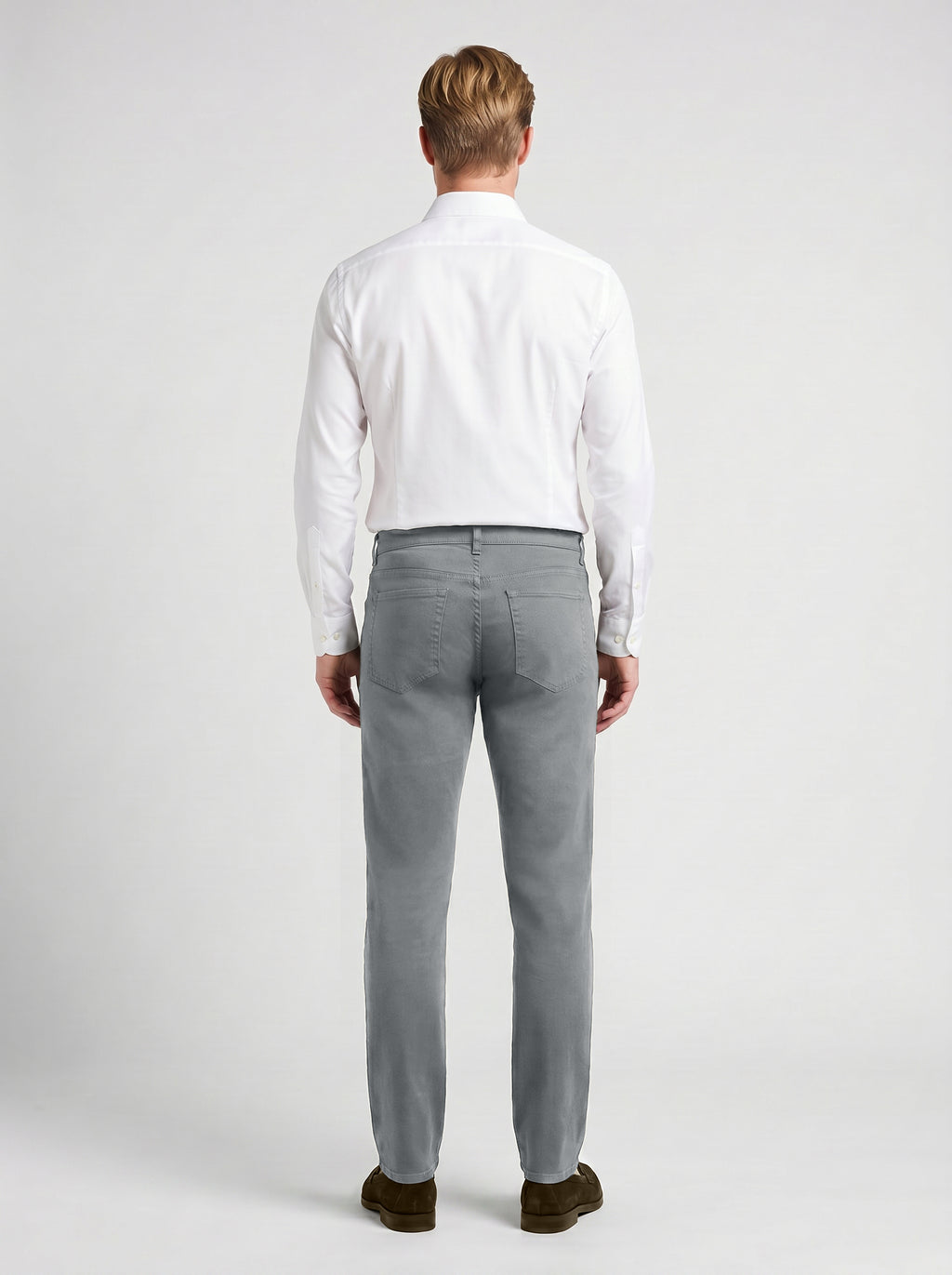 5 Pocket Pant Lyocell Cotton Spandex - Grey Sky