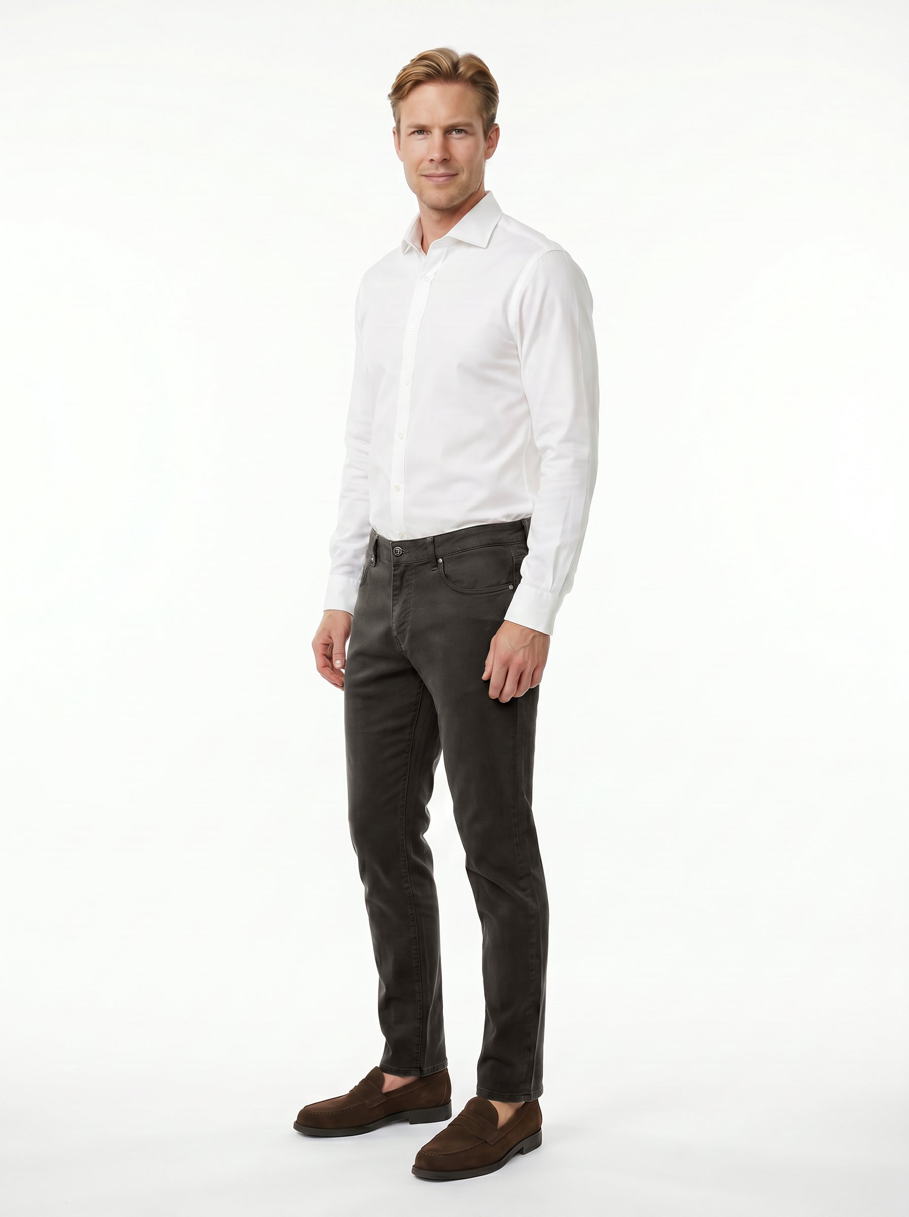 5 Pocket Pant Lyocell Cotton Spandex - Army