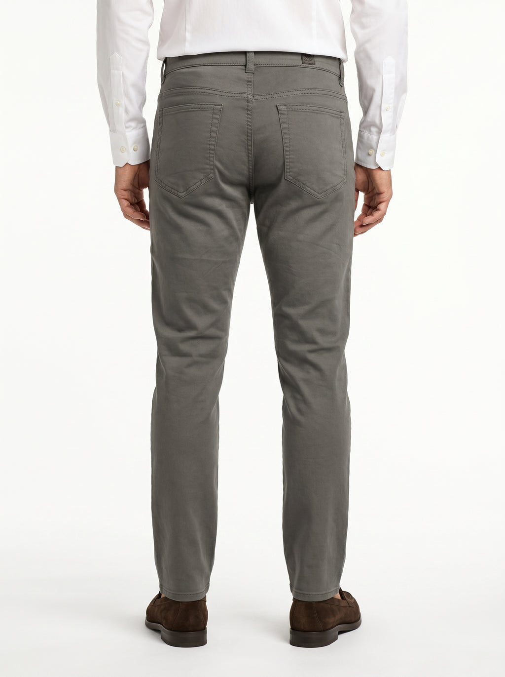 Tomasso 5 Pocket Pant Cotton Spandex - Medium Grey