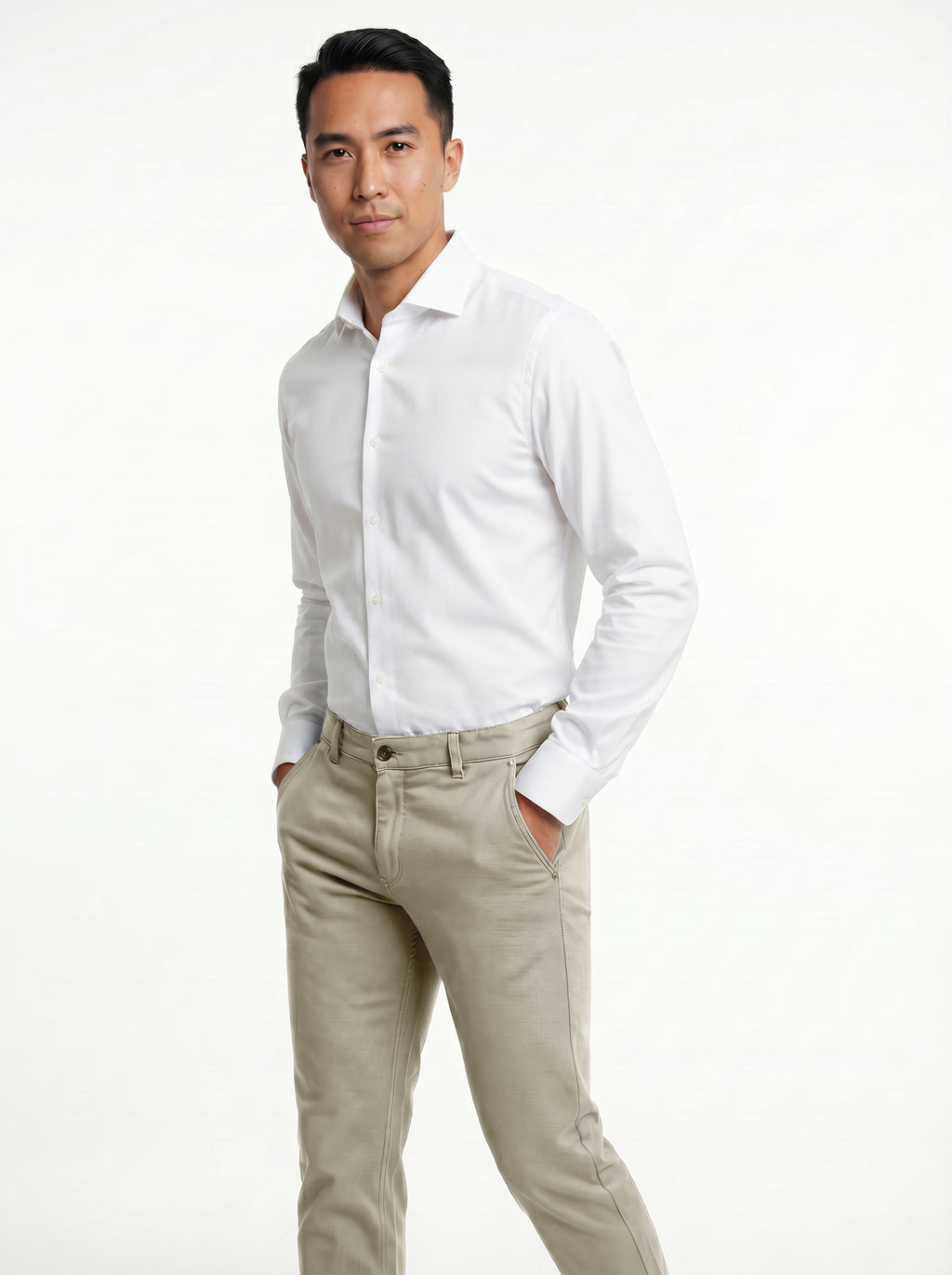Hybrid Pant Lyocell Cotton Spandex - Khaki