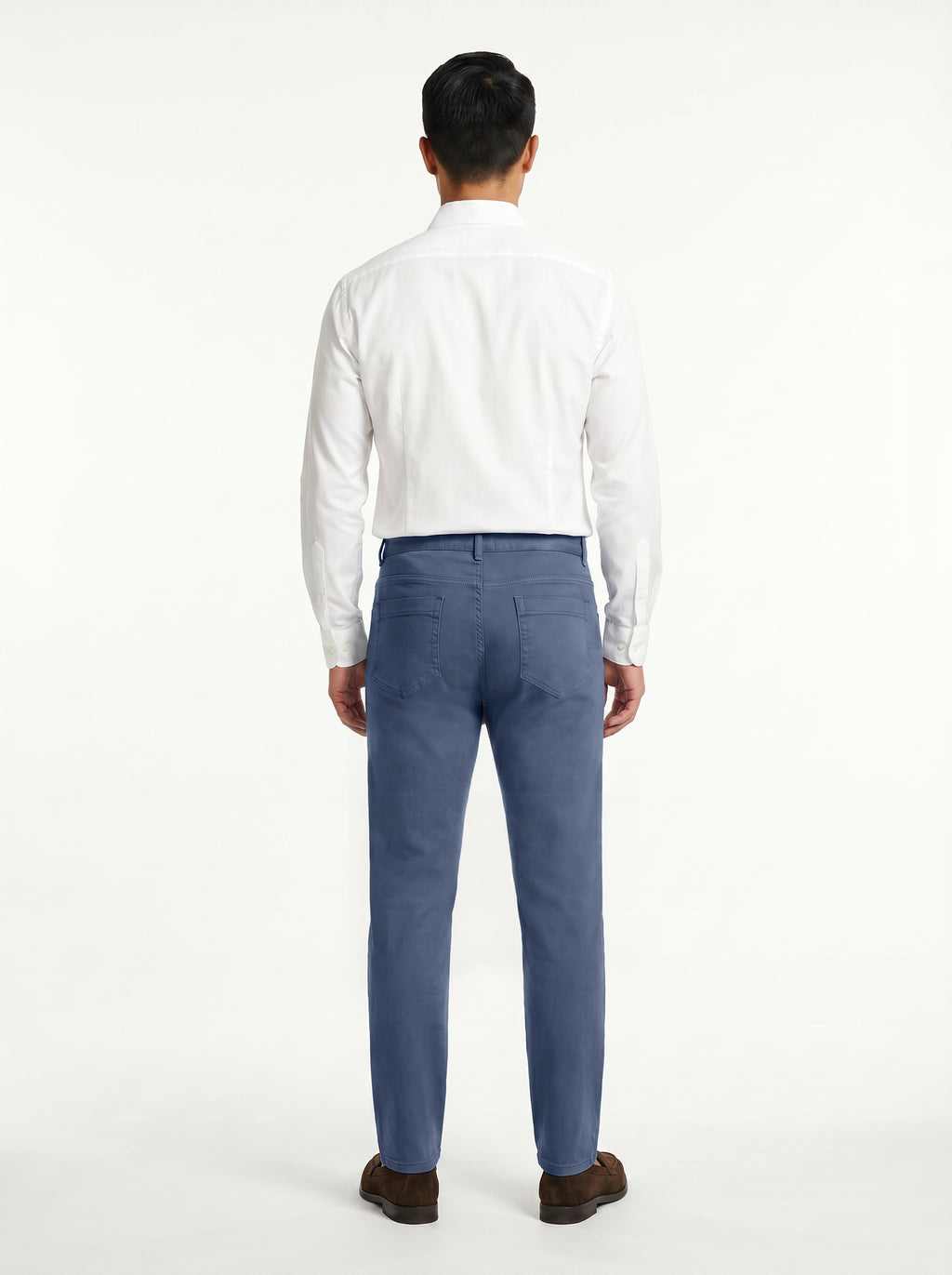 Hybrid Pant Lyocell Cotton Spandex - Blue Dust