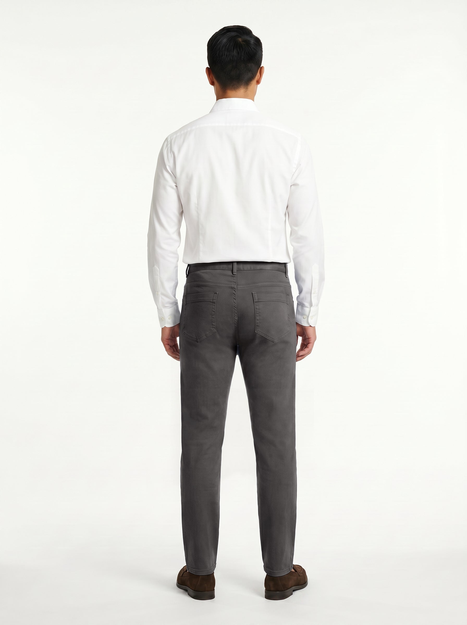 Hybrid Pant Lyocell Cotton Spandex - Medium Grey