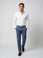 Hybrid Pant Lyocell Cotton Spandex - Blue Dust