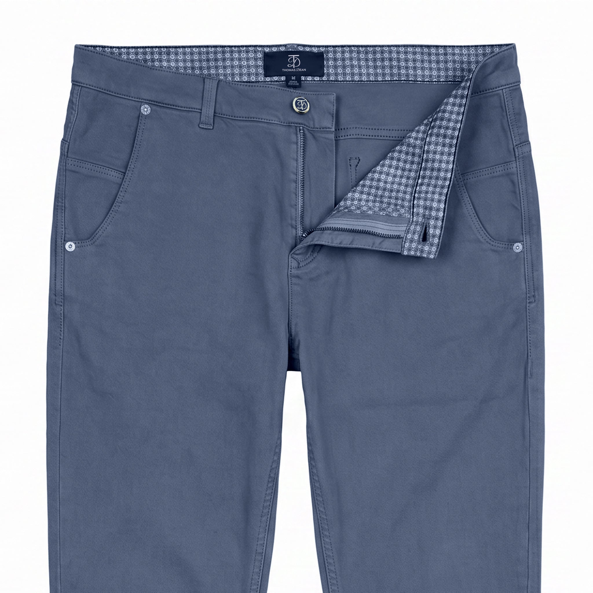 Hybrid Pant Lyocell Cotton Spandex - Blue Dust