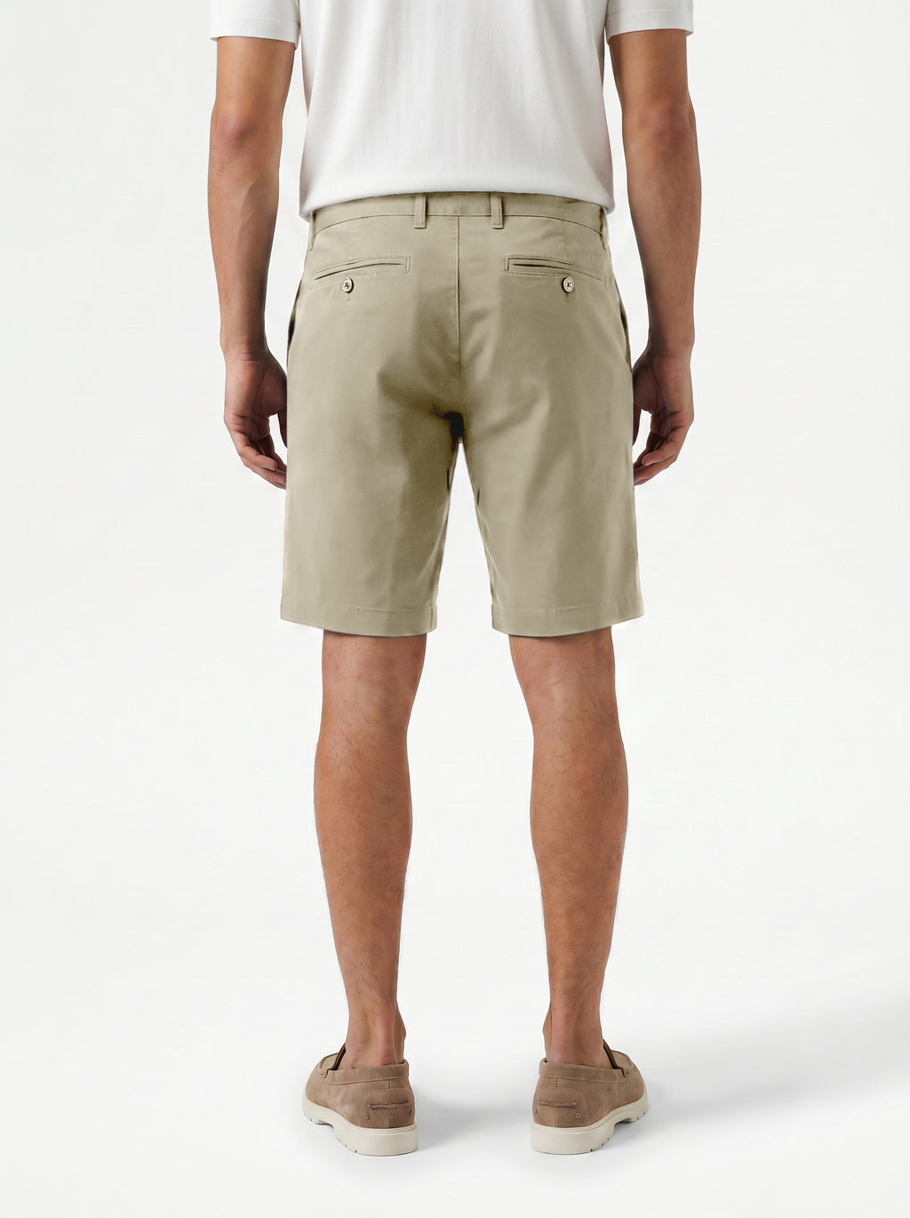 Forte Short Lyocell/Cotton/Spandex Khaki