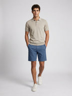 Forte Short Cotton/Linen/Spandex Blue Dust