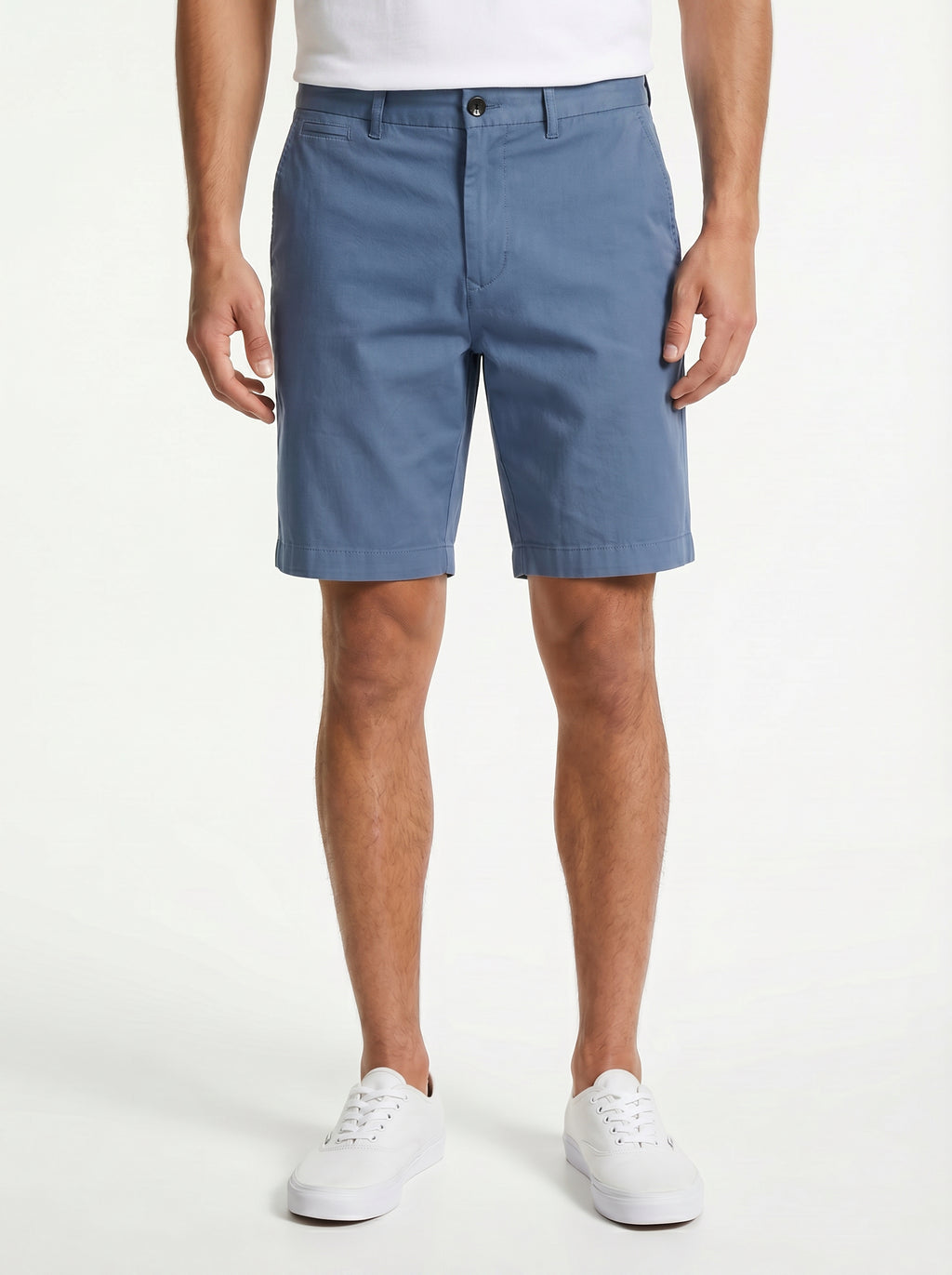 Forte Short Cotton/Linen/Spandex Blue Dust