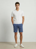 Forte Short Lyocell/Cotton/Spandex Blue Dust