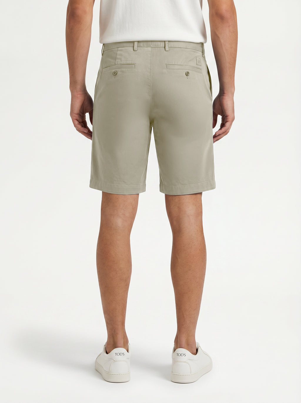 Forte Short Cotton/Linen/Spandex Khaki