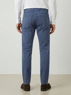 5 Pocket Pant Cotton Spandex - Blue Dust