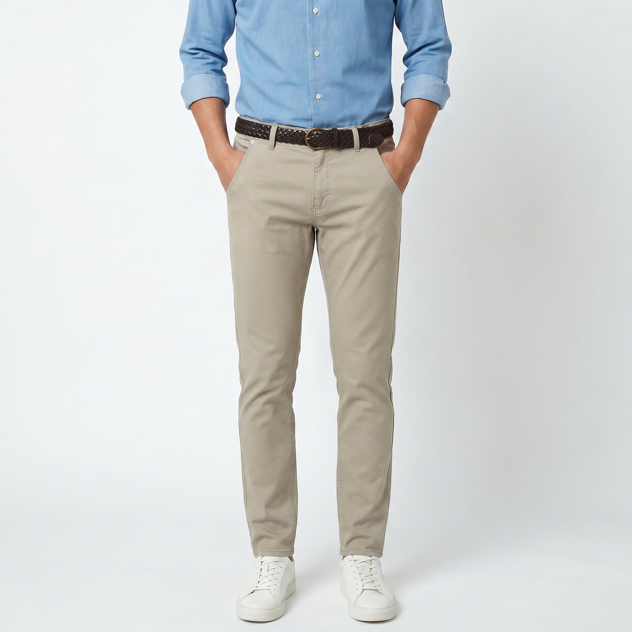 Hybrid Pant Lyocell Cotton Spandex - Khaki