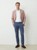 5 Pocket Pant Cotton Spandex - Blue Dust
