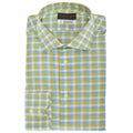 TD Collection Yellow Check Button Down Sport Shirt - Thomas Dean & Co