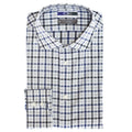 C3 Blue Dobby Check Performance Sport Shirt - Thomas Dean & Co