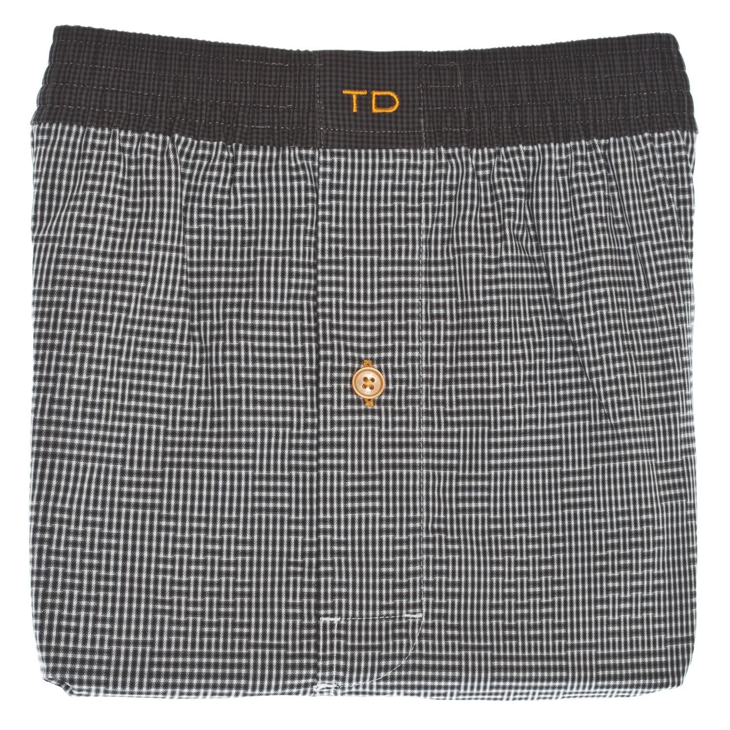 Grey Check Boxer Short - Thomas Dean & Co