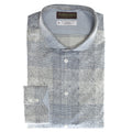 Blue Paisley Performance Sport Shirt - Thomas Dean & Co