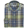 Pine Plaid Button Down Sport Shirt - Thomas Dean & Co