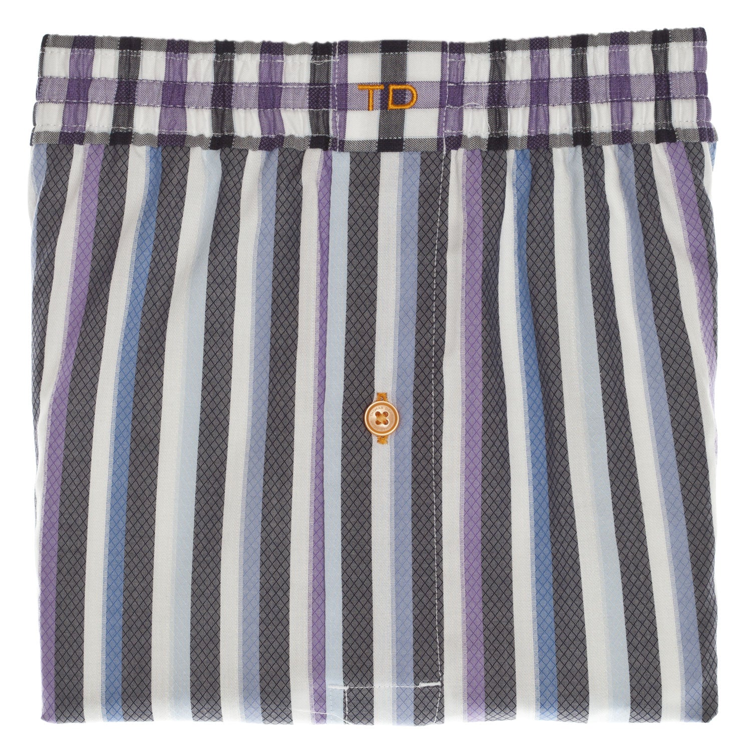 Purple Stripe Boxer Short - Thomas Dean & Co