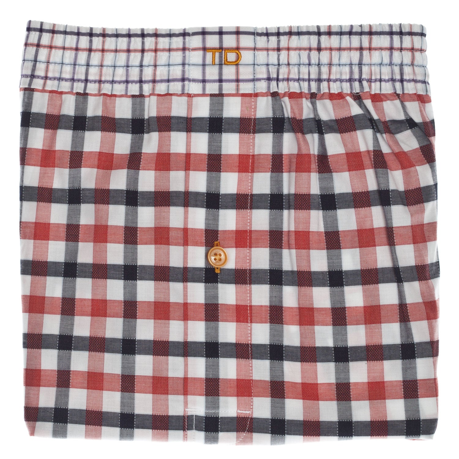 Red Check Boxer Short - Thomas Dean & Co