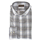 Purple Check Performance Sport Shirt - Thomas Dean & Co